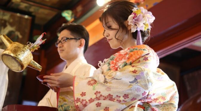 神社婚♪
